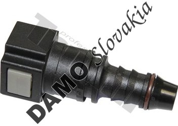 PVC spojka priama -  B8 - samica Ø 7.89mm - samec Ø 8mm, zo sady 39173