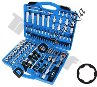 Gola sada  1/4 " a  1/2 " 108 dielna, 6 - hranné hlavice Triumf®
