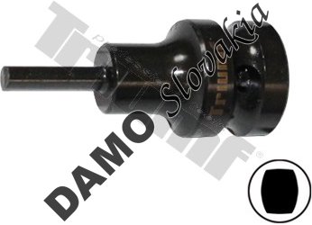 Hlavica 1/2" s elipsovitým nadstavcom šírka 5 - 7 mm, L = 50 mm
