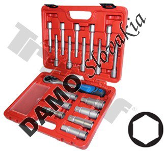 Sada náradia na montáž tlmičov, 18 dielna