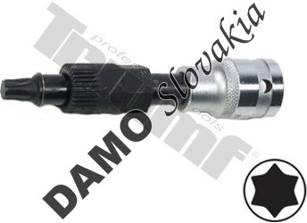 Nadstavec Torx T50 v 1/2" hlavici pre alternátory, dĺžka 110 mm
