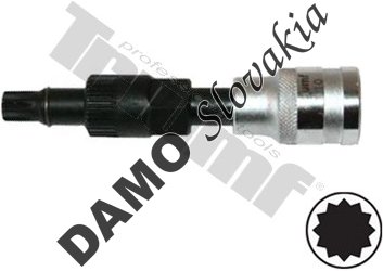 Nadstavec XZN M10 v 1/2" hlavici pre alternátory, dĺžka 110 mm
