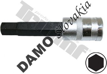 Nadstavec Inbus v 1/2" hlavici, L - 100 mm 11 mm