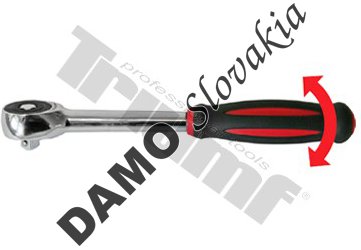 Račňa so skrutkovacou rukoväťou a pretláčacím stredom 1/4"