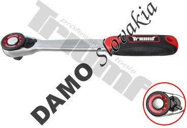 Račňa 72 zubová, úzka, dvojkomponentná rukoväť 1/2"