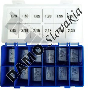 Sada regulačných podložiek (polovičná sada) 78CR/2-78Ø = 3,0 х 6,75 mm, hrúbka 1,75-2,30mm,