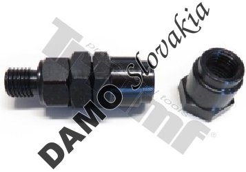 Rovný adaptér so závitom M12h1.5 na M12h1.5