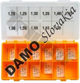 Sada podložiek DFK typ CRI,CRIN Ø3.5X5.3  1.20-1.70 Bosch rozostup 0,05 mm
