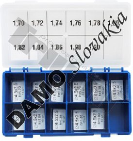 Sada podložiek VFK CRIN Ø2.5X4.5  1.70-1.90 Bosch rozostup 0,02 mm