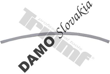 PTFE biela palivová rúrka/hadička (teflon) Ø 6 mm pre testovacie stolice 1m