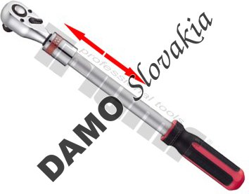Račňa 1/2" teleskopická, 36 zubová