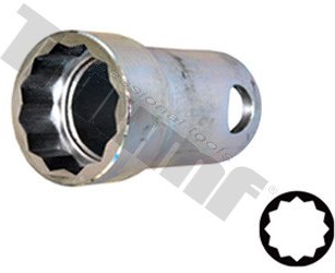 Kľúč nástrčný 65 mm 12-hran, 170 mm na Iveco