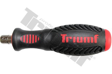 Rukoväť 2K s 1/4" vystupom samica pre sadu 27122, čierno/červená, vstreknuté logo Triumf