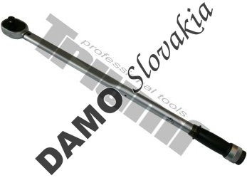 Momentový kľúč so stupnicou vygravírovanou na drieku. 3/4", 100 - 500 Nm