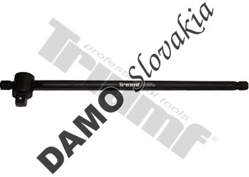 Trhací kľúč s posuvným 4 - hranom, CRMO profi prevedenie 1/2" - L 300 mm
