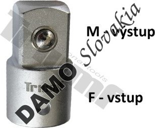 prevodník vonkajší - vnútorný 3/4" - 1/2" M/F