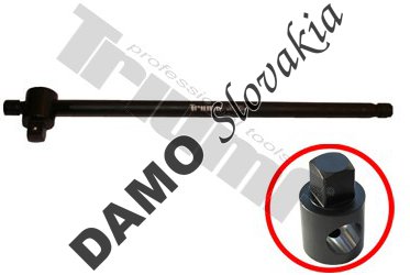 Trhací kľúč s posuvným 4 - hranom, CRMO profi prevedenie 1" - L 700 mm