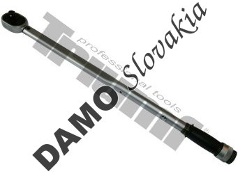 Momentový kľúč so stupnicou vygravírovanou na drieku. 1", 140 - 980 Nm