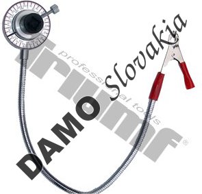 Račňový uhlomer s kotviacou svorkou 1/2", 0 - 360°
