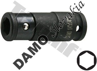 Adaptér kovaný 1/4" vstup na 1/4" bity