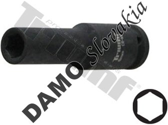 Hlavica kovaná 6 - hranná 1/4" 6 mm