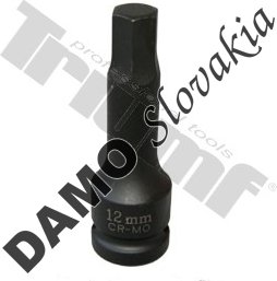 Hlavica inbus kovaná, 1/2" vstup 9 mm
