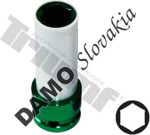 Hlavica tvrdená s plast. ochranou 1/2" vstup 15 mm