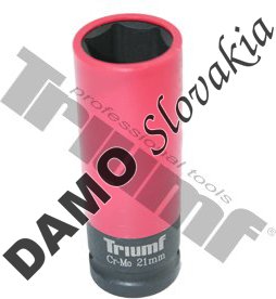 Hlavica tvrdená s plast. ochranou 1/2" vstup 21 mm