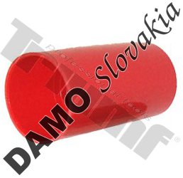 ND pvc ochrana na kované hlavice  21 mm, červená