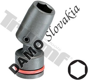 Hlavica kovaná 1/2" s flexibilným kĺbom  16 mm