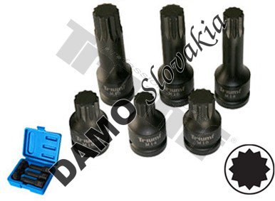 Sada bitov maxi XZN, 1/2" vstup, 6 - dielna