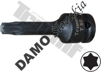 Hlavica torx kovaná, 1/2" vstup T50