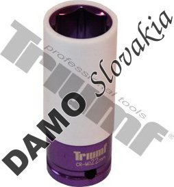 Hlavica tvrdená s plast. ochranou 1/2" vstup 22 mm