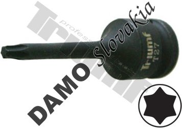 Hlavica torx kovaná, 1/2" vstup T80