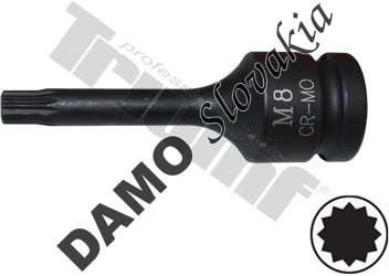 Hlavica XZN kovaná, 1/2" vstup M8
