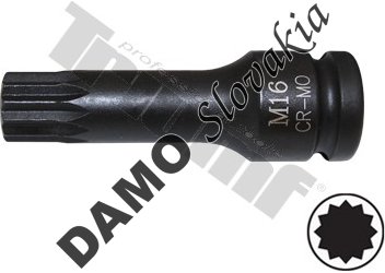 Hlavica XZN kovaná, 1/2" vstup M16