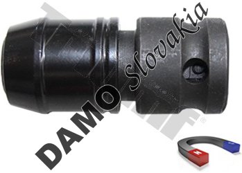 1/2" kovaný adaptér pre 10 mm bity, CRMO