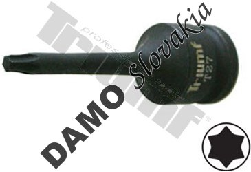 Hlavica torx kovaná, 1/2" vstup T25