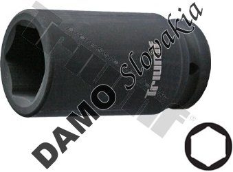 Hlavica kovaná 3/4" vstup, predĺžená. 6 - hrán 22 mm