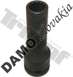 Hlavica kovaná 12 - hranná 3/4" vstup, predĺžená 19 mm