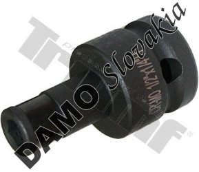 Adaptér kovaný 1/2" vstup na 1/4" bity