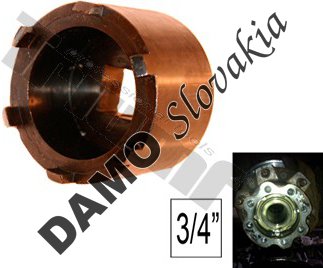kľúč na zadnú nápravu VW LT a DB Sprinter 412D 6-pinov, vstup 3/4"