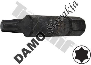 Torx bit nevŕtaný, vstup 6-hr. 22 mm T60 x 100 mm