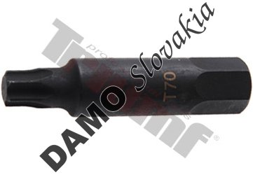 Torx bit nevŕtaný, vstup 6-hr. 22 mm T70 x 100 mm