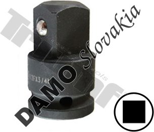 Redukcia kovaná, vstup 1/4" - výstup 3/8"  vstup 1/2" - výstup 3/4"