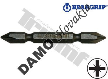 Bit 1/4" krížový obojstranný PZ x PZ (65 mm)  PZ1 x PZ1