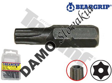 Bit Torx vŕtaný, dĺžka 25 mm, 1ks TX40
