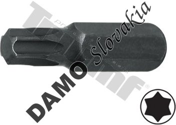 Bit Torx nevŕtaný, 8 mm (5/16") driek, dĺžka 30 mm T40
