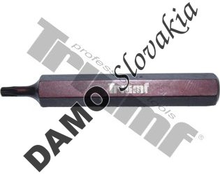 Bit Torx nevŕtaný, 10 mm driek, dĺžka 75 mm T15