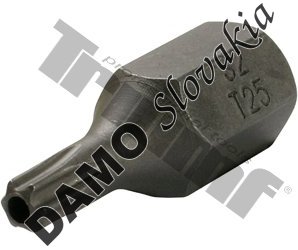 Bit Torx vŕtaný, 10 mm driek, dĺžka 30 mm T25